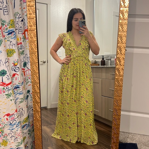 Banjanan Dresses & Skirts - Banjanan Floral Ruffle Honey Maxi Dress